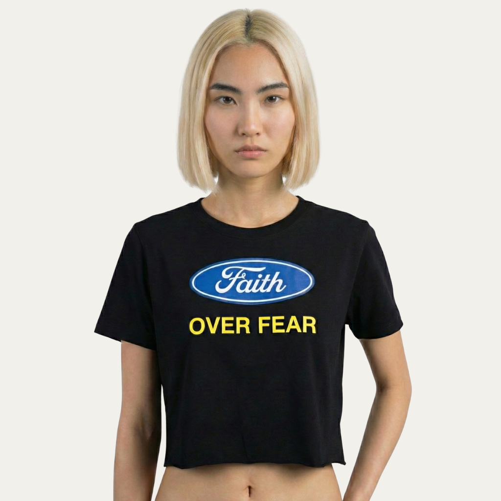 "Motor Logo" Baby Tee [Black]