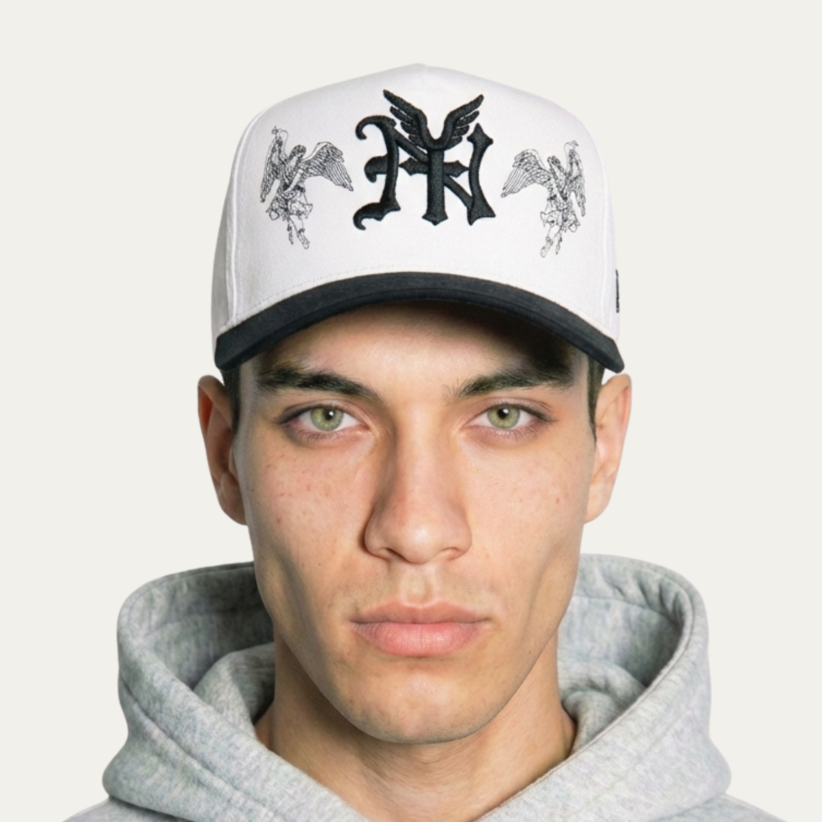 "East Wing" Snapback Hat [Ivory]