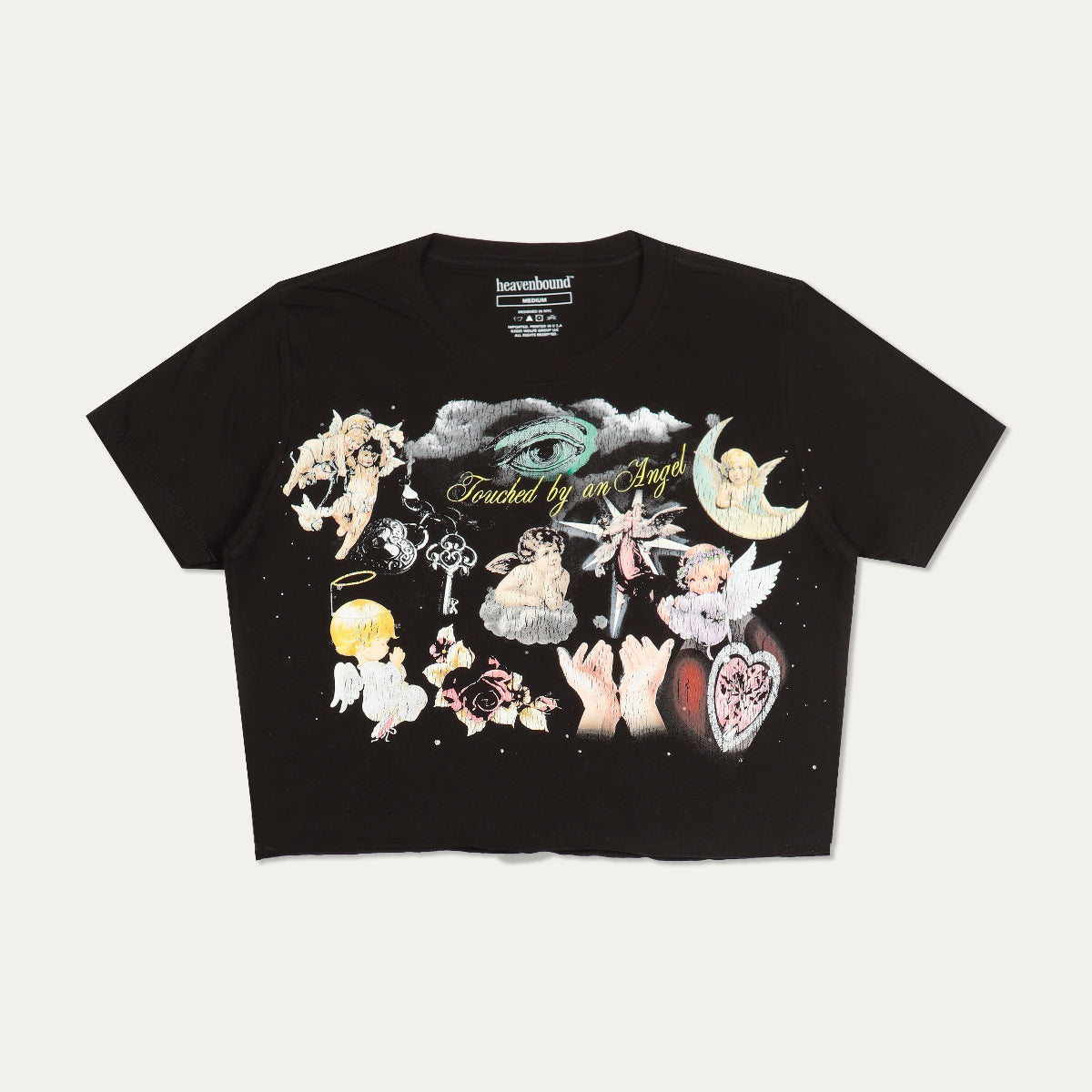 "Angel Baby" Baby Tee [Black]