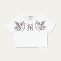 "East Wing" Baby Tee [Ivory]