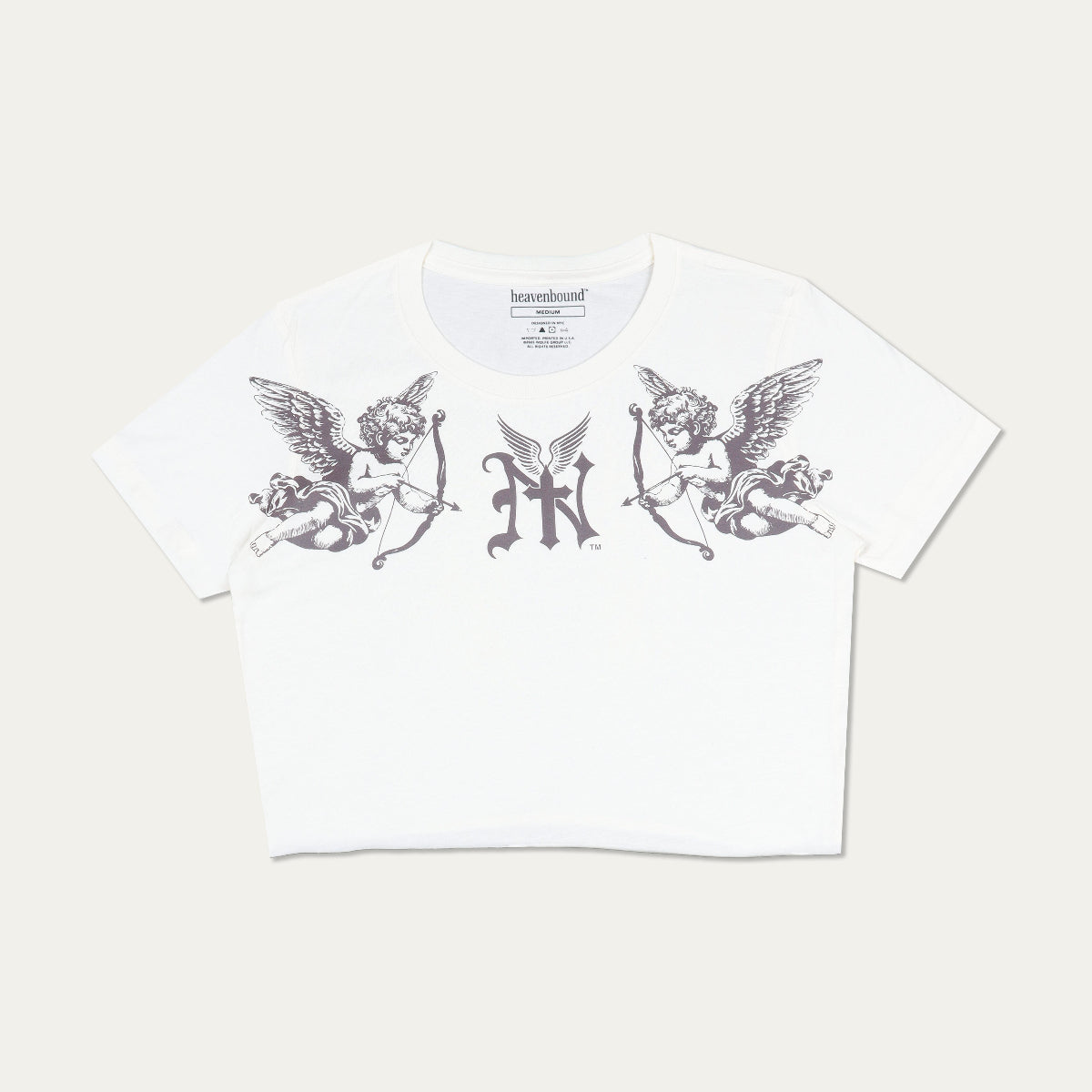 "East Wing" Baby Tee [Ivory]