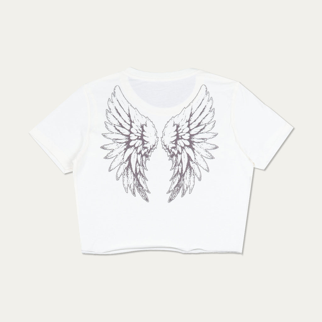 "East Wing" Baby Tee [Ivory]