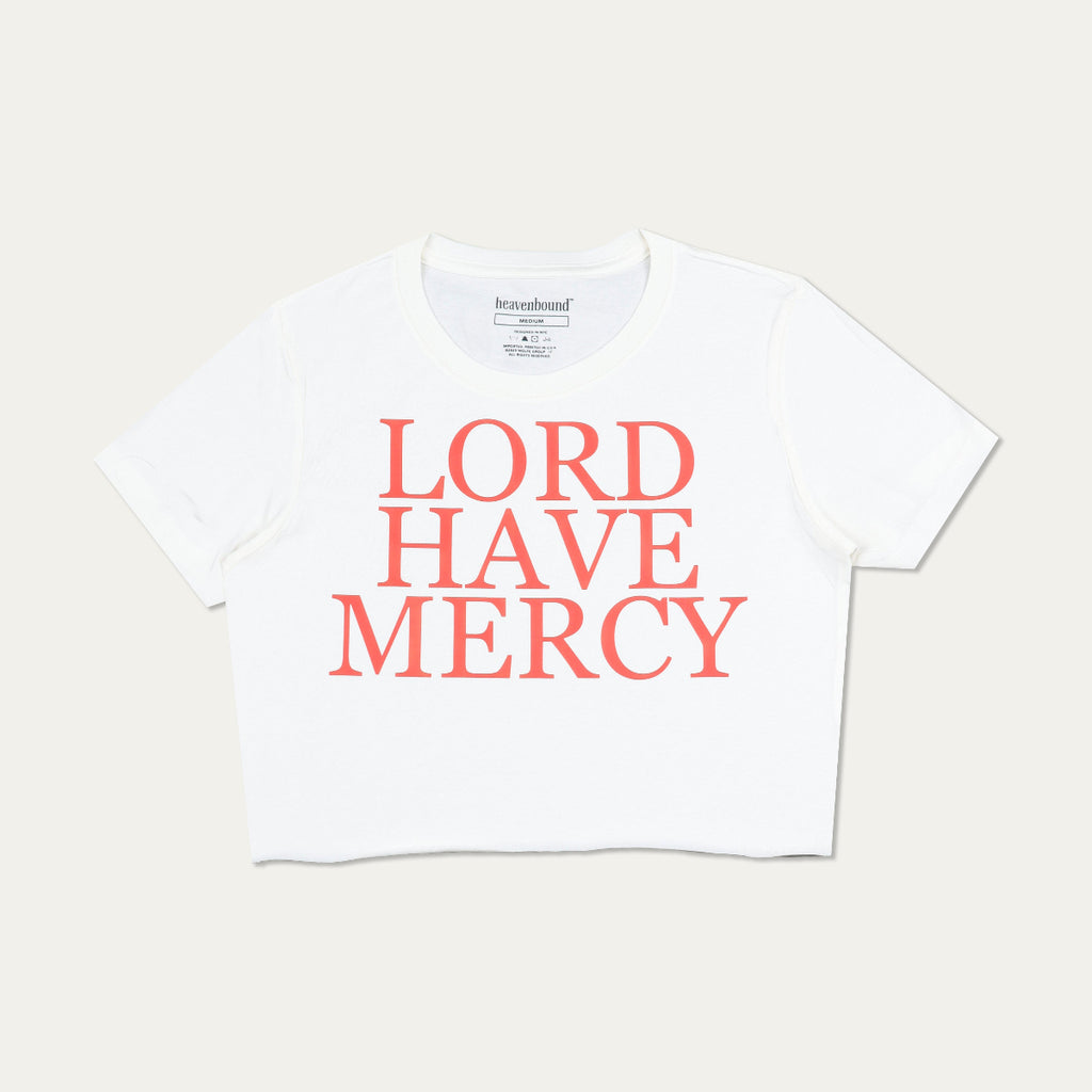 "Lord Have Mercy" Baby Tee [Ivory]