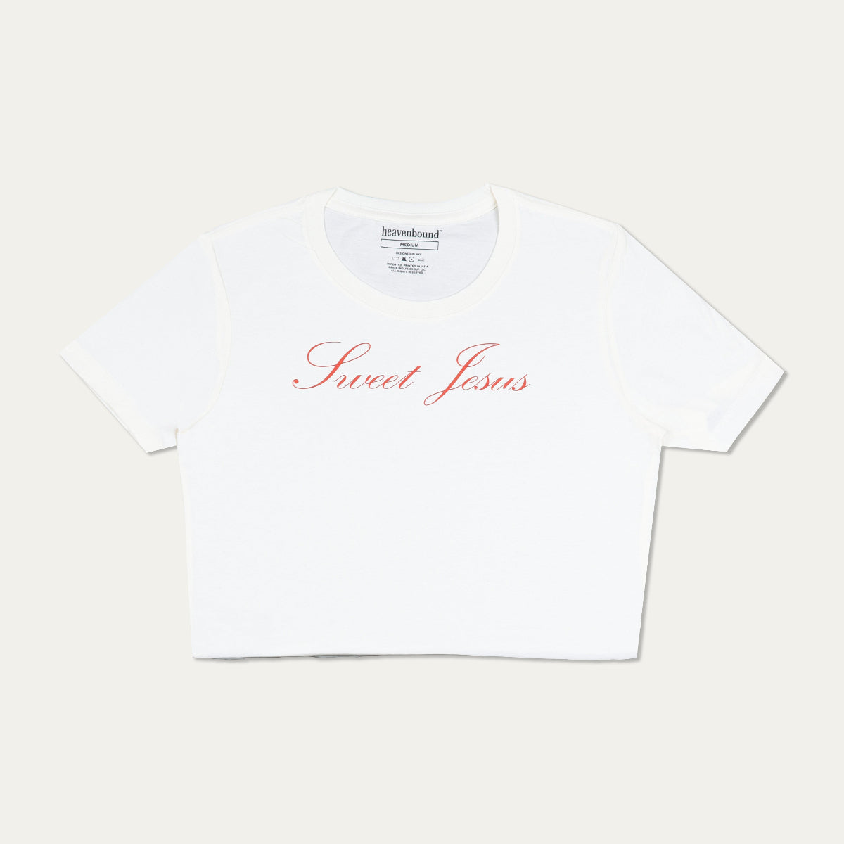 "Sweet Jesus" Baby Tee [Ivory]