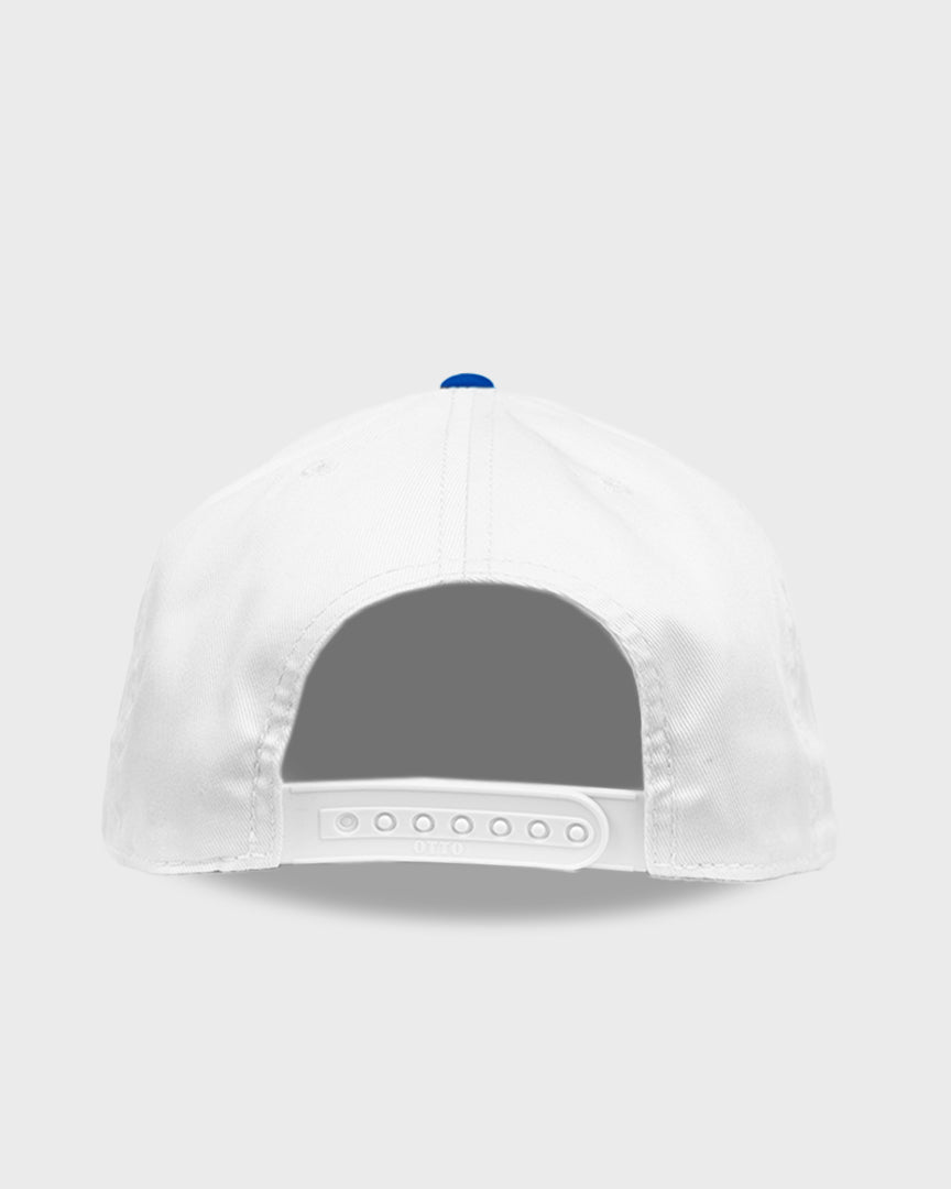 "West Wing" Snapback Hat [White / Blue]