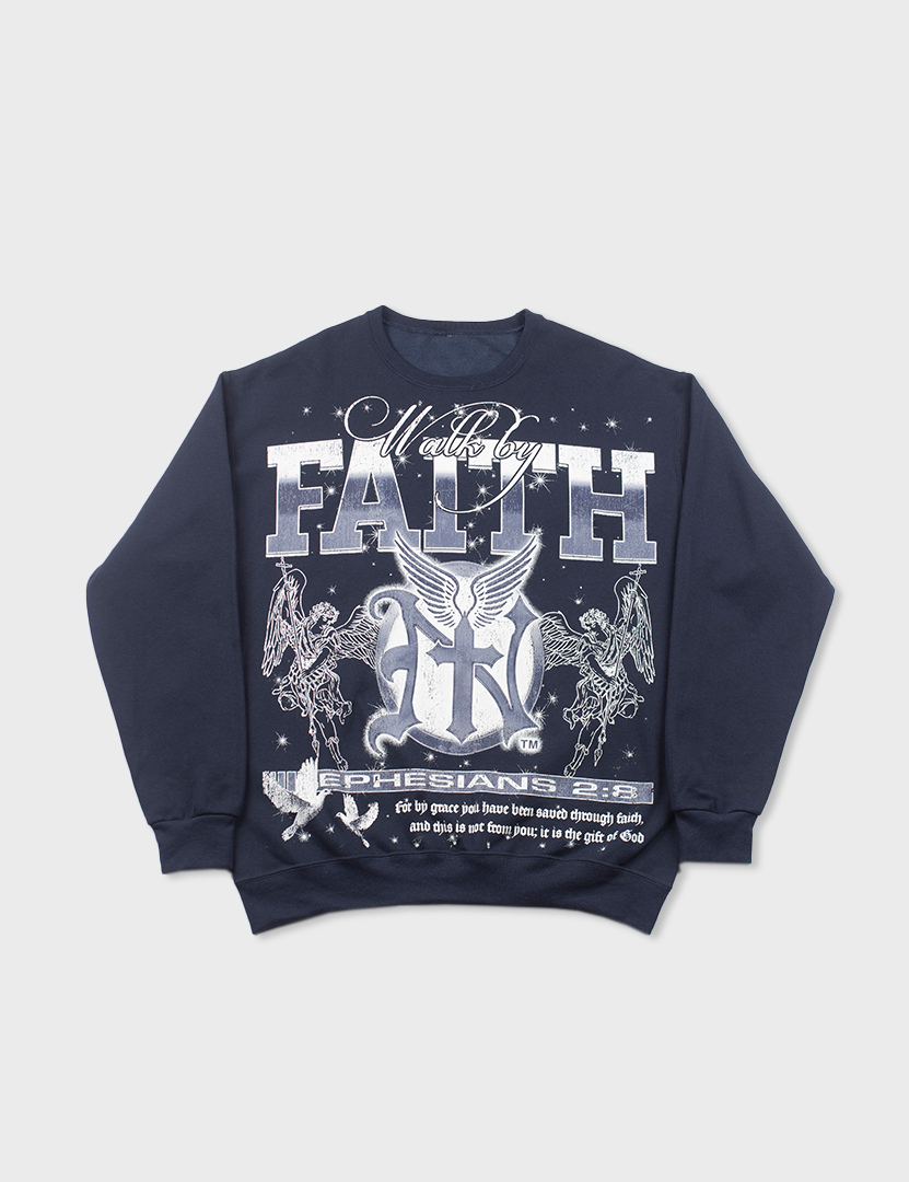 "East Wing' Crewneck [Navy]
