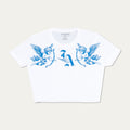 "West Wing" Baby Tee [White]