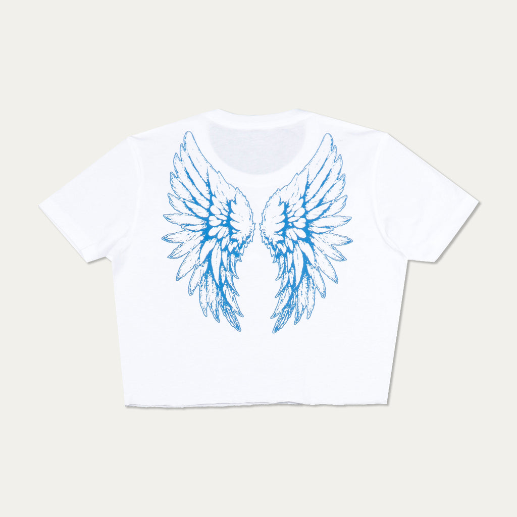 "West Wing" Baby Tee [White]